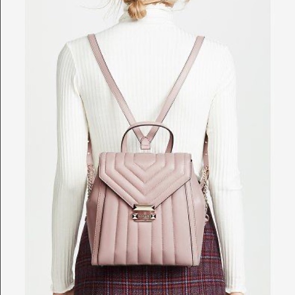 Michael Kors Handbags - Micheal Kors Whitney Quilted Leather Backpack